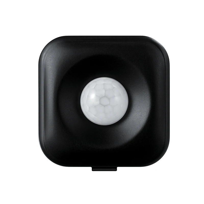 Wireless Motion Sensor With Light - Black/white - 120 Degree Detection