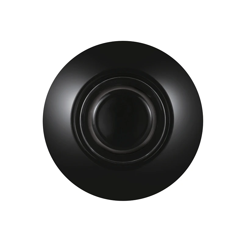 Wired Push Button Doorbell, Black Metal, Lighted