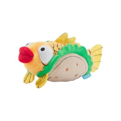 Ernesto's Fish Taco Plush Dog Toy For Dogs, Multicolor