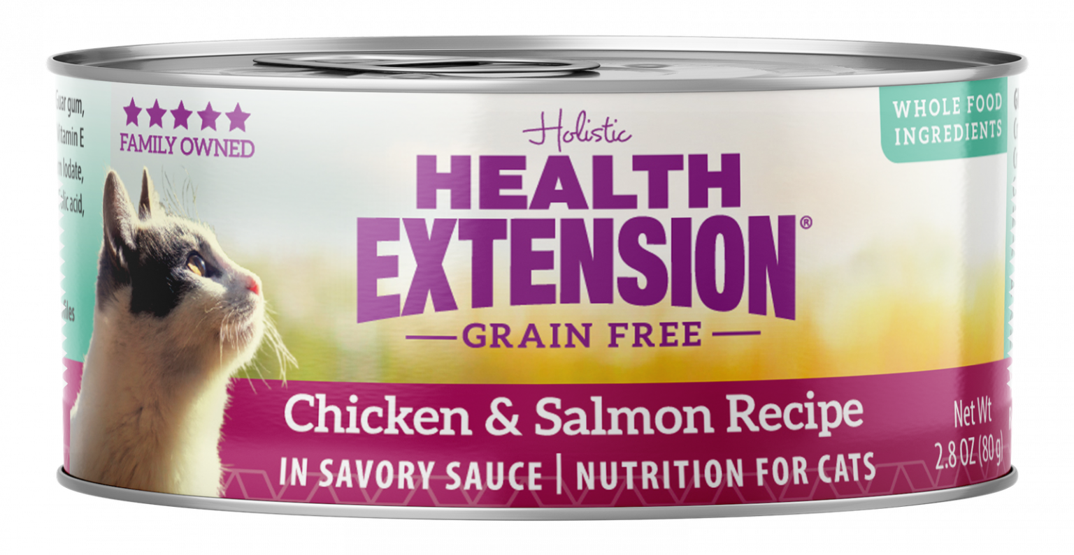 Grain-free Chicken & Salmon Recipe Cat Food, 2.8 Ounces