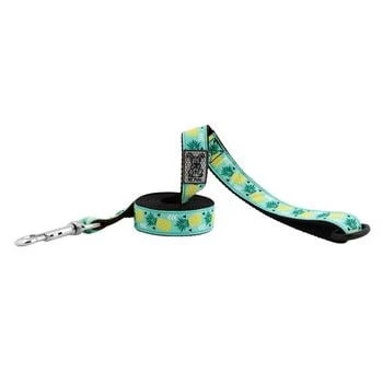 Pineapple Parade Dog Leash 3/4" Width X 6' Length
