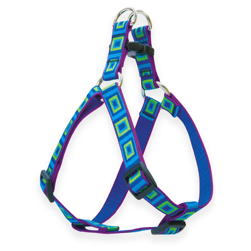 Pet Original Designs Multicolor Sea Glass Nylon Dog Harness Medium/large 3/4 Inch Wide