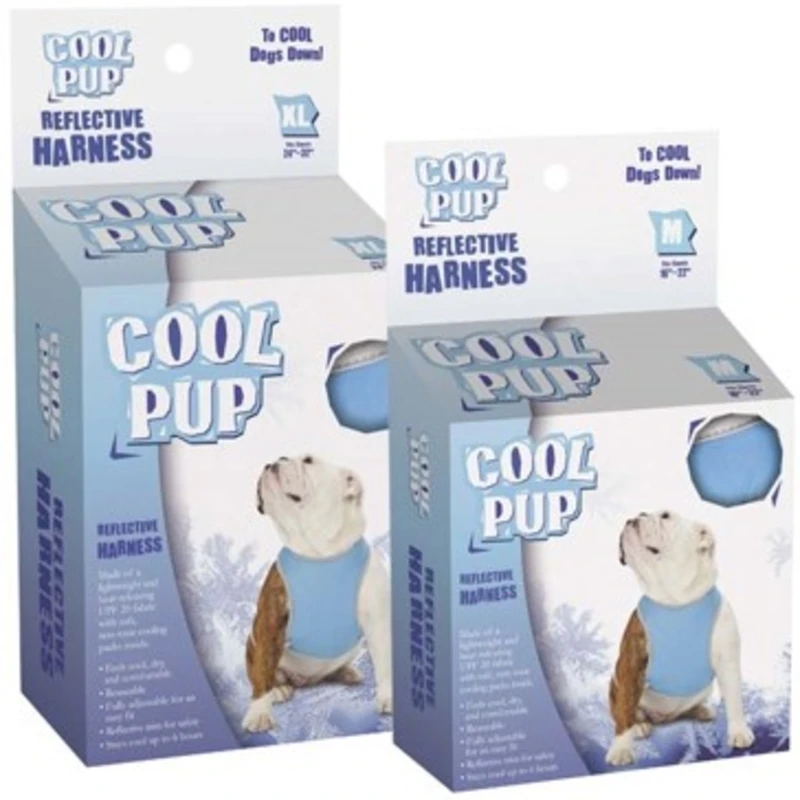 Reflective Cooling Dog Harness, Light Blue, Extra Large, Model Za1789 24 191