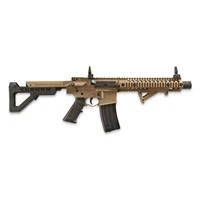 Dpms Sbr Full-auto Bb Air Rifle .177 Caliber Flat Dark Earth Finish