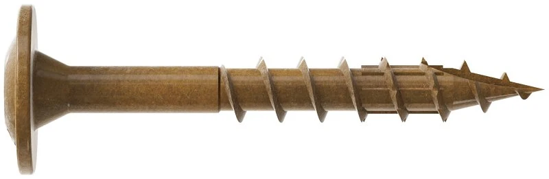 Simpson Strong-tie #8 X 1-1/4" Wafer-head Construction Screw 100 Pk, Model Cbt08114r100