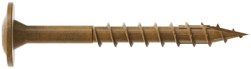 Simpson Strong-tie #8 X 1-1/2" Wafer-head Construction Screw 100 Pk, Model Cbt08112r100