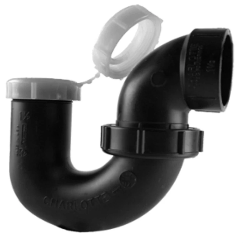 1-1/2 In. Slip X Hub Abs P-trap For Plumbing Applications