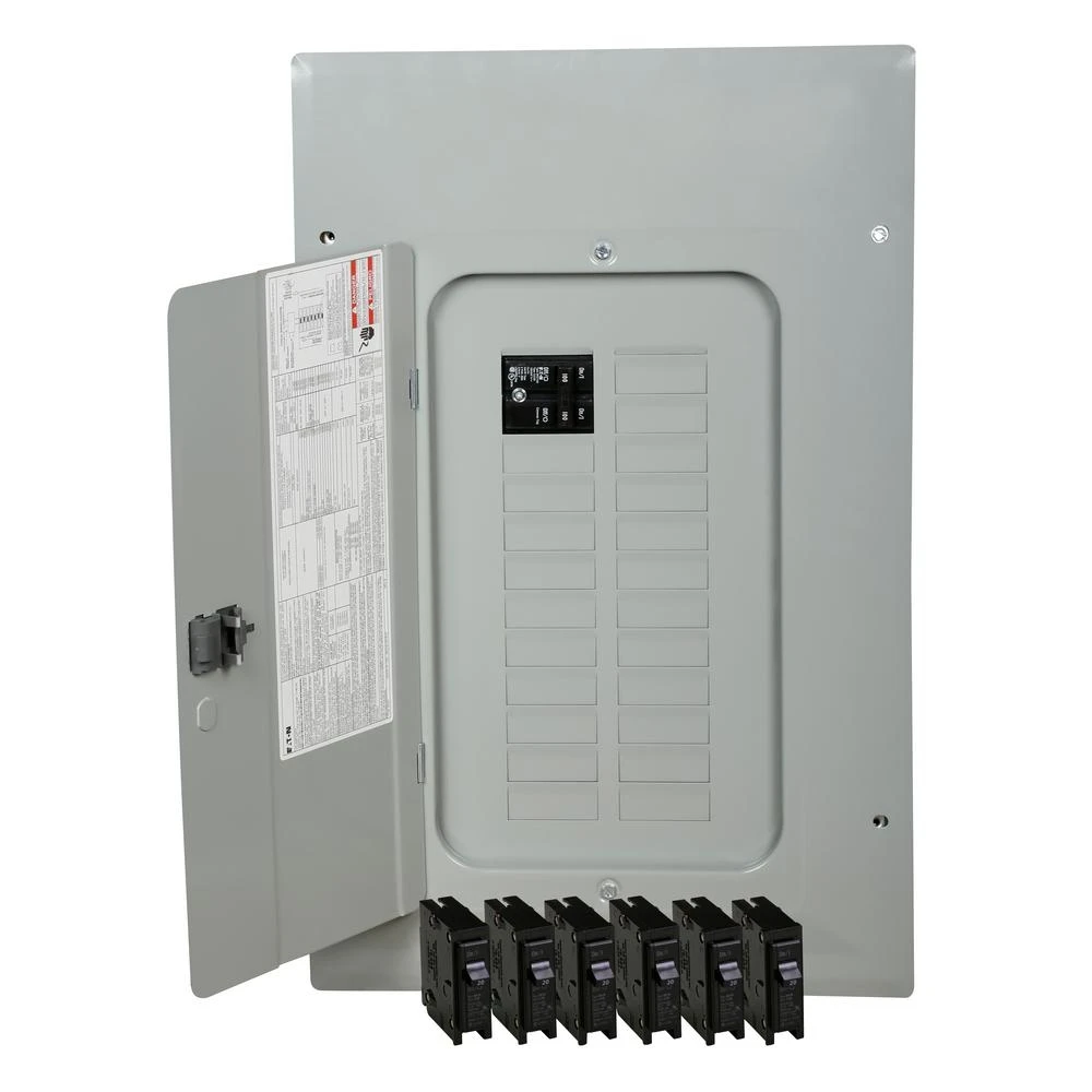 Type Br 100-amp Main Breaker Load Center With 20 Spaces And 40 Circuits