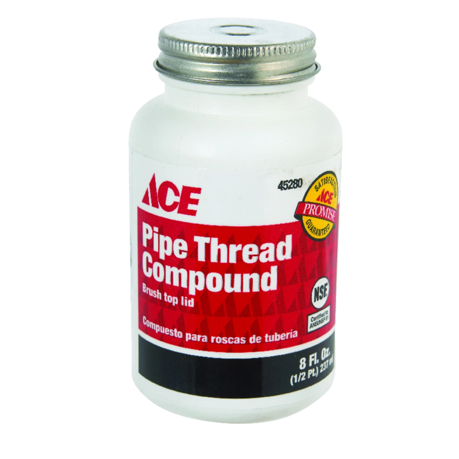 Gray Pipe Thread Compound 8 Ounce - Non-toxic, Lead-free Sealant For Plumbing