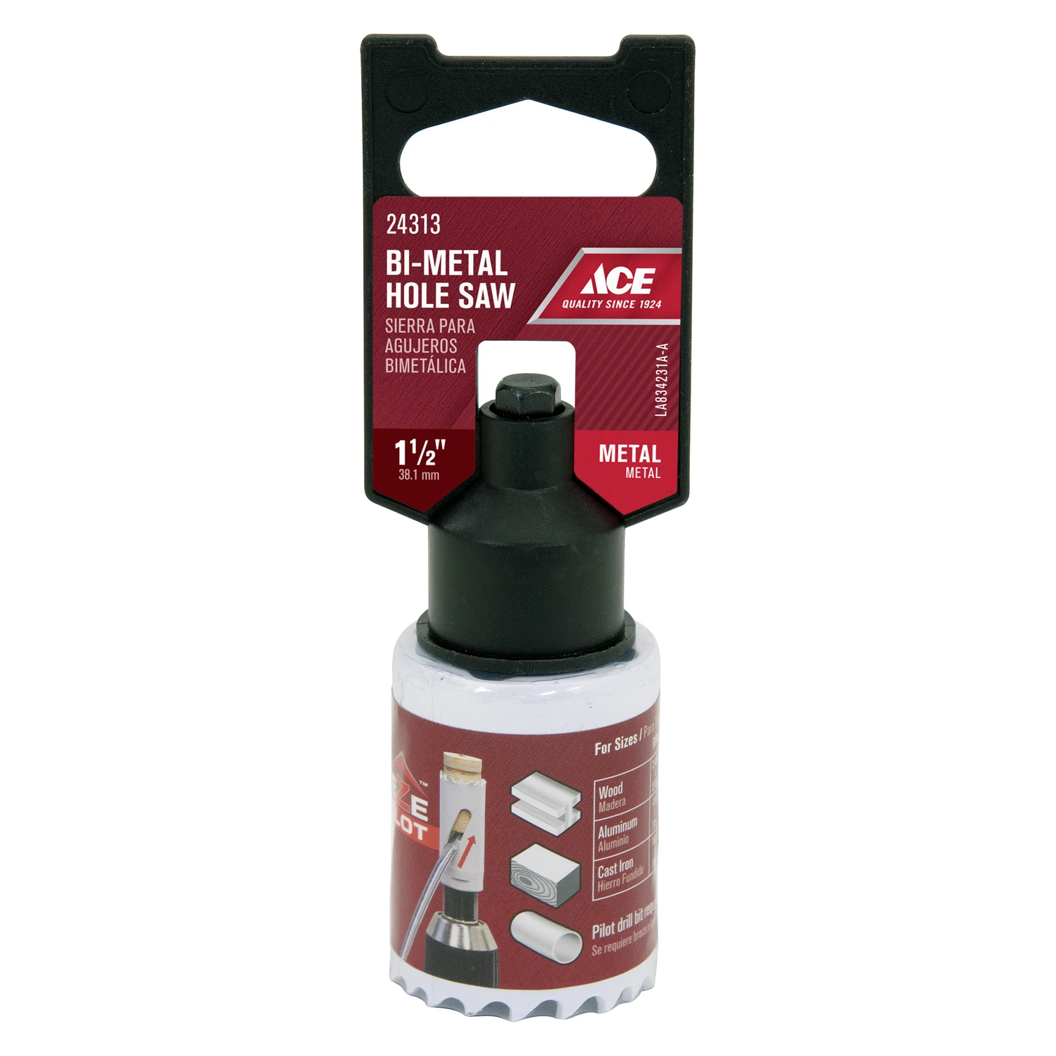 1-1/2 In. Bi-metal Variable Pitch Hole Saw With Arbor And 1-5/8 In. Cutting Depth