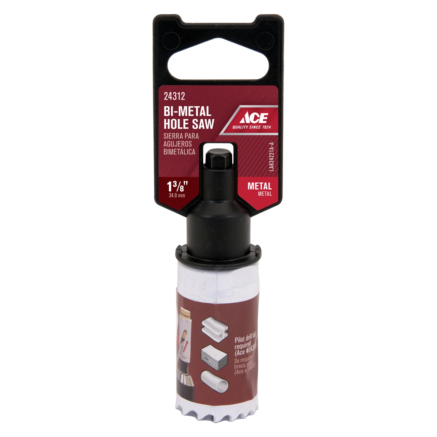 1-3/8 In. Bi-metal Variable Pitch Hole Saw With Arbor And M42 Tooth Edge