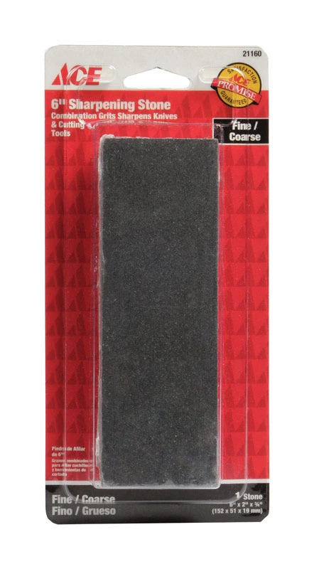 4 In. L Silicon Carbide Sharpening Stone 60/80 Grit For Knives And Tools