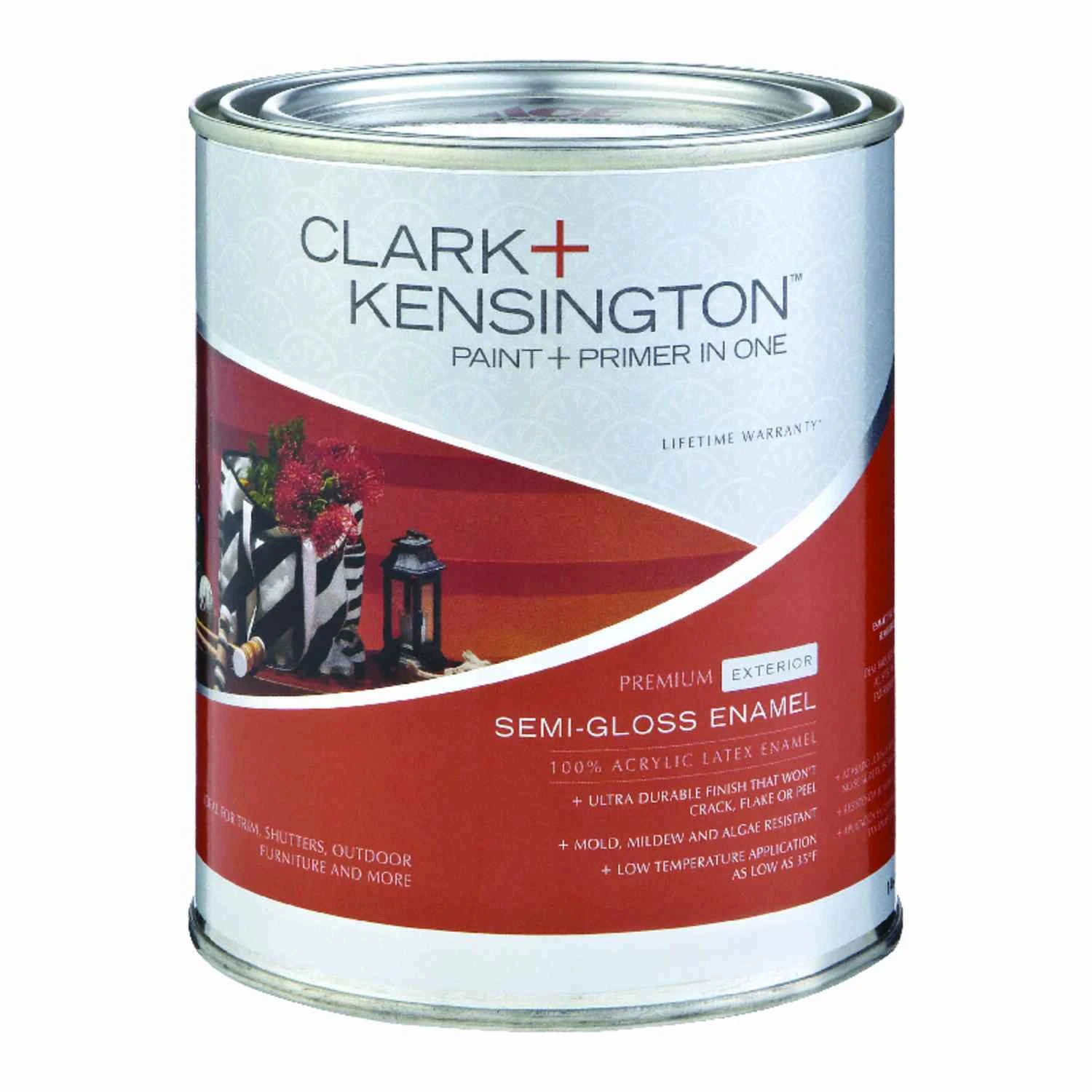 Semi-gloss Designer White Acrylic Latex House/trim Paint 1 Quart
