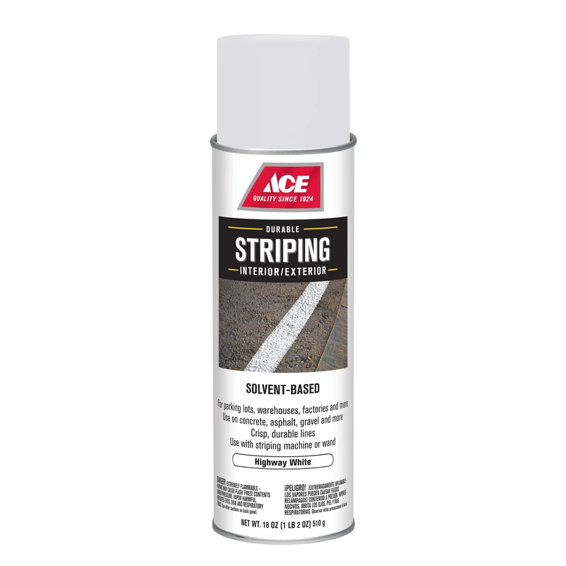 Striper White 18 Oz. Traffic Zone Marking Paint For Parking Lots And Warehouses