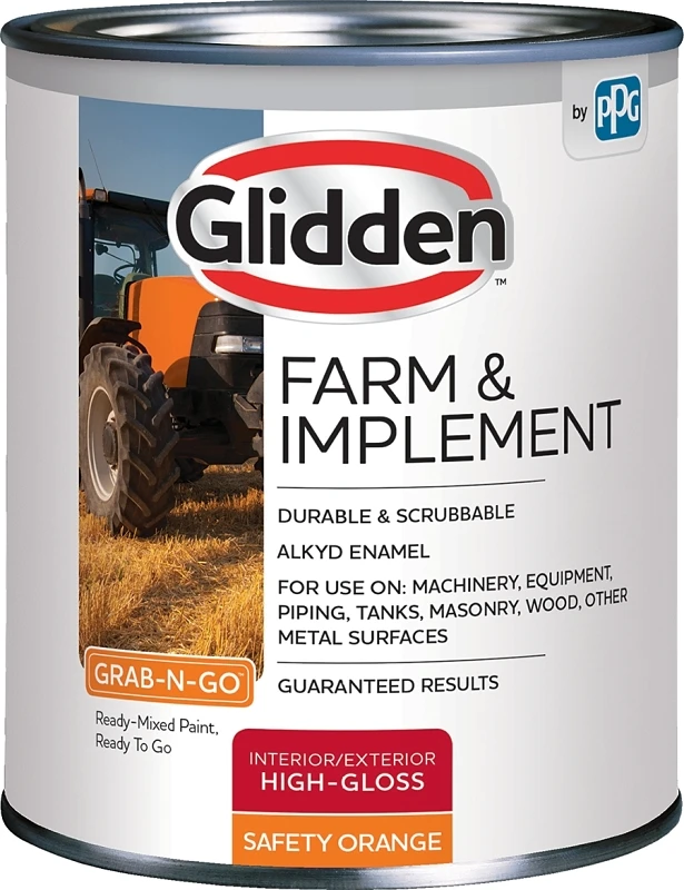 Farm & Implement High-gloss Interior/exterior Alkyd Enamel Paint Quart