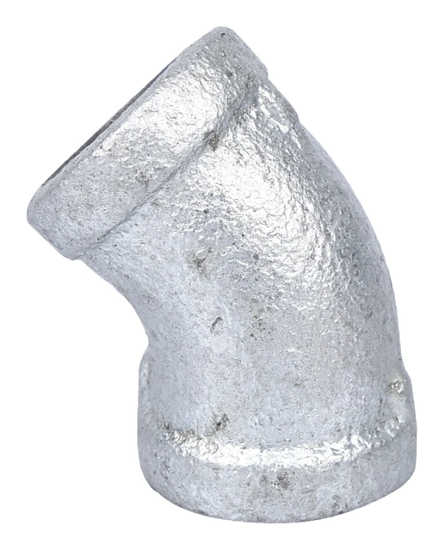 Galvanized Malleable 45 Degree Elbow 3/8 Inch Model Ppg120-10