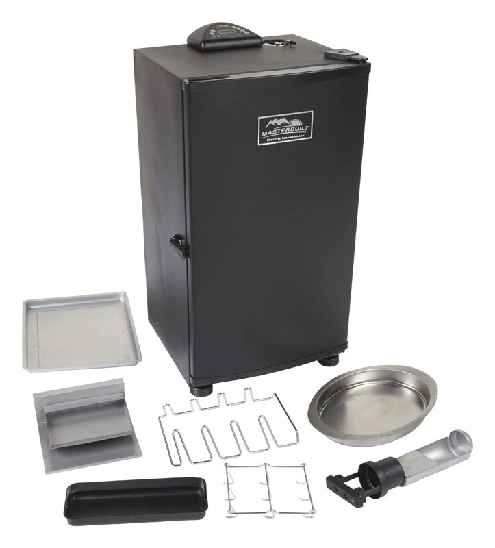 30 Electric Smoker 33.5 In. H With Digital Control Panel And 800 Watt Heating Element