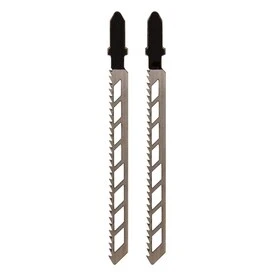 2-pack 4-inch T-shank Carbon Jigsaw Blades, Model 300012, Chrome Vanadium Steel