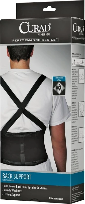 Extra-large Back Support With Suspenders For Pain Relief And Lifting Support