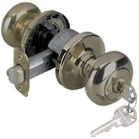 Signature Series Hancock Keyed Entry Knob, Venetian Bronze, 1-3/4 In Thick Door