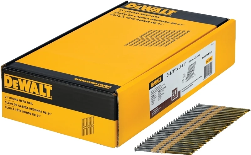 Dwrhs12d131 3-1/4 In. X 0.131 In. Metal Framing Nails 2000 Pk, Plastic Strip