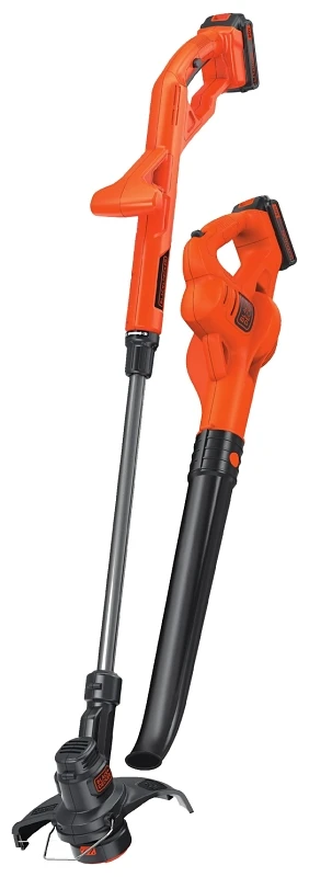 Black+decker Lcc222 20v Lithium-ion Cordless Trimmer And Sweeper Combo Kit With Battery