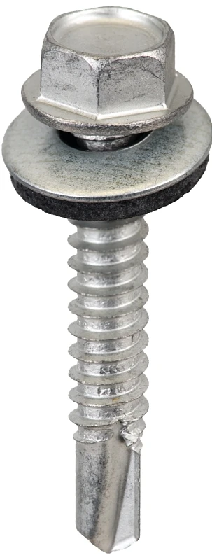 #14 X 1.5 In. L Hex Head Self-drilling Screws With Washers 250 Pk