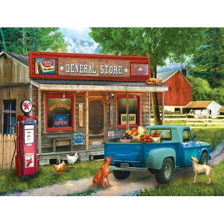 A Stop At The Store 1000 Piece Jigsaw Puzzle By Sunsout - 20" X 27"