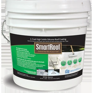 Fe-5sf3-w-1 1 Gallon White Premium High Solids Silicone Roof Coating