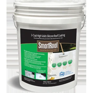 Fe-5sf3-w-5 5 Gallon White Premium High Solids Silicone Roof Coating