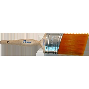 Pic21-1.5 1.5 In. Picasso Minotaur Bulb Handle Angled Oval Paint Brush