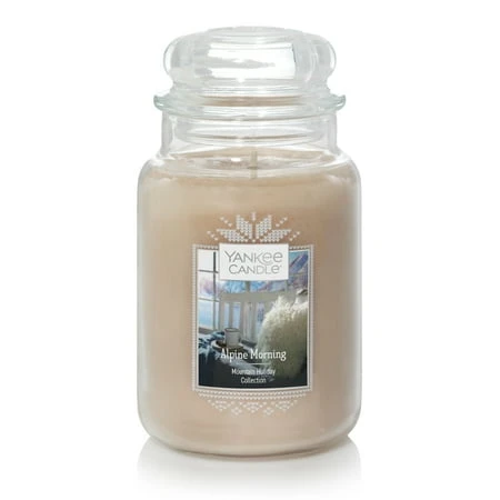 Holiday Large Classic Jar Candle - Alpine Morning Scent