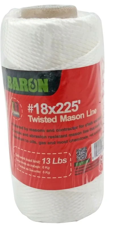 Twisted Seine Twine 225 Feet, Nylon, #18 Diameter, 13 Lb Working Load