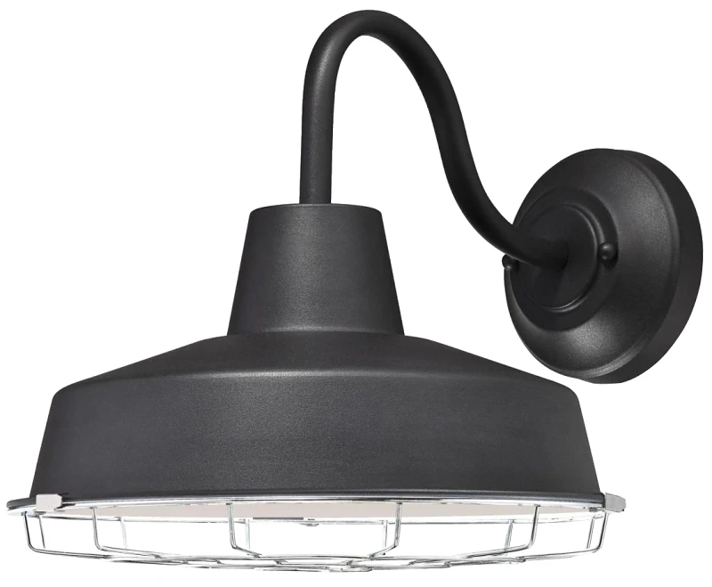Academy 1-light Textured Black Wall Sconce, Model 6131300, Led