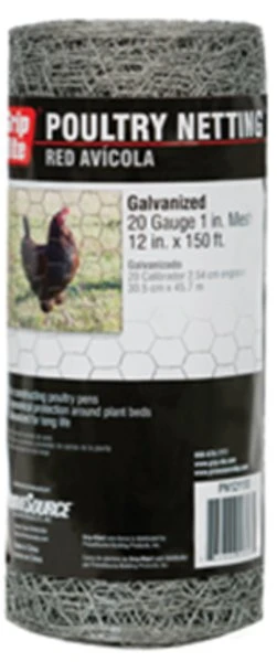 Pn24150 24 X 1 Inch 50 Feet 20 Gauge Galvanized Poultry Netting