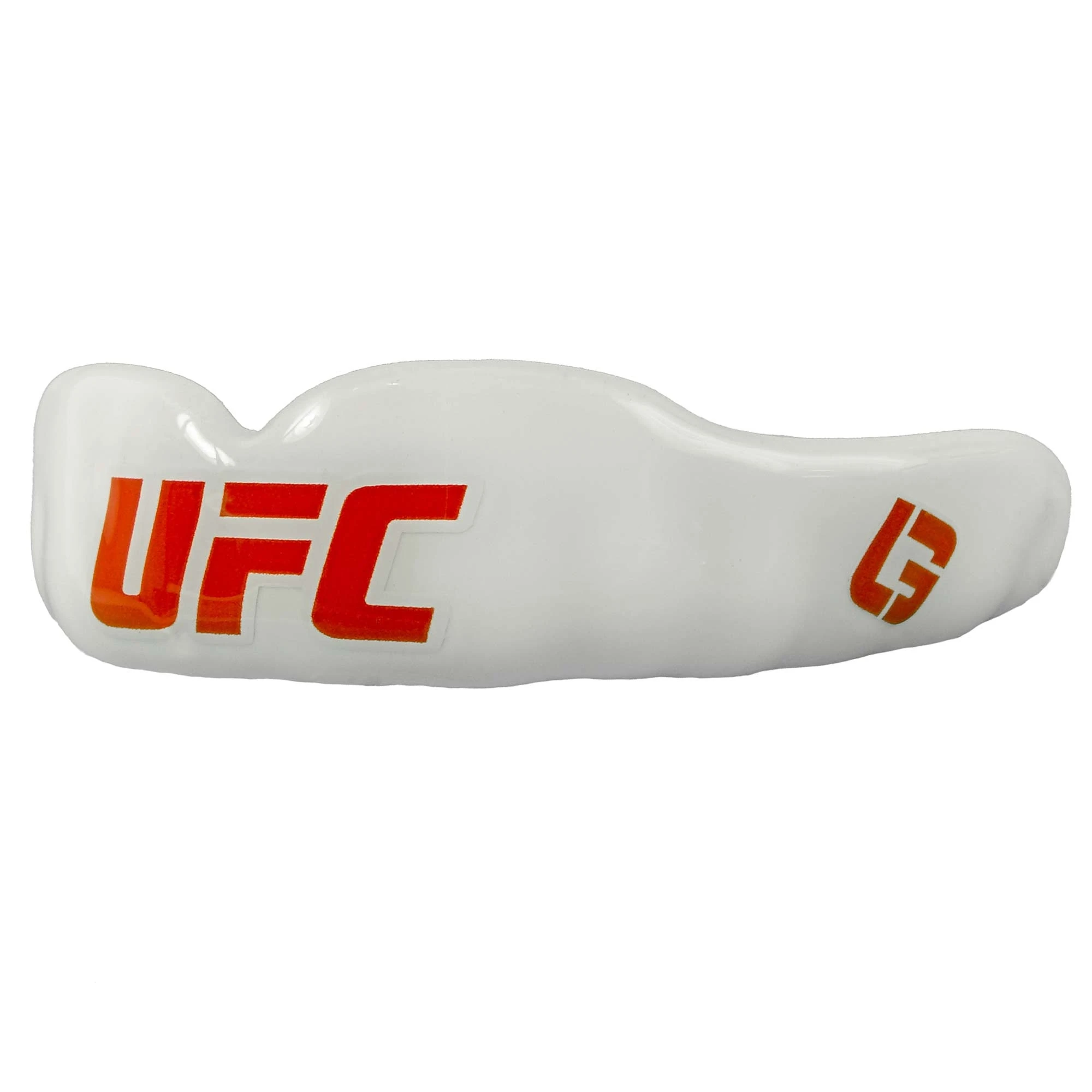 White Ufc Boil And Bite Apex Semi-custom Mouth Guard For Ultimate Protection