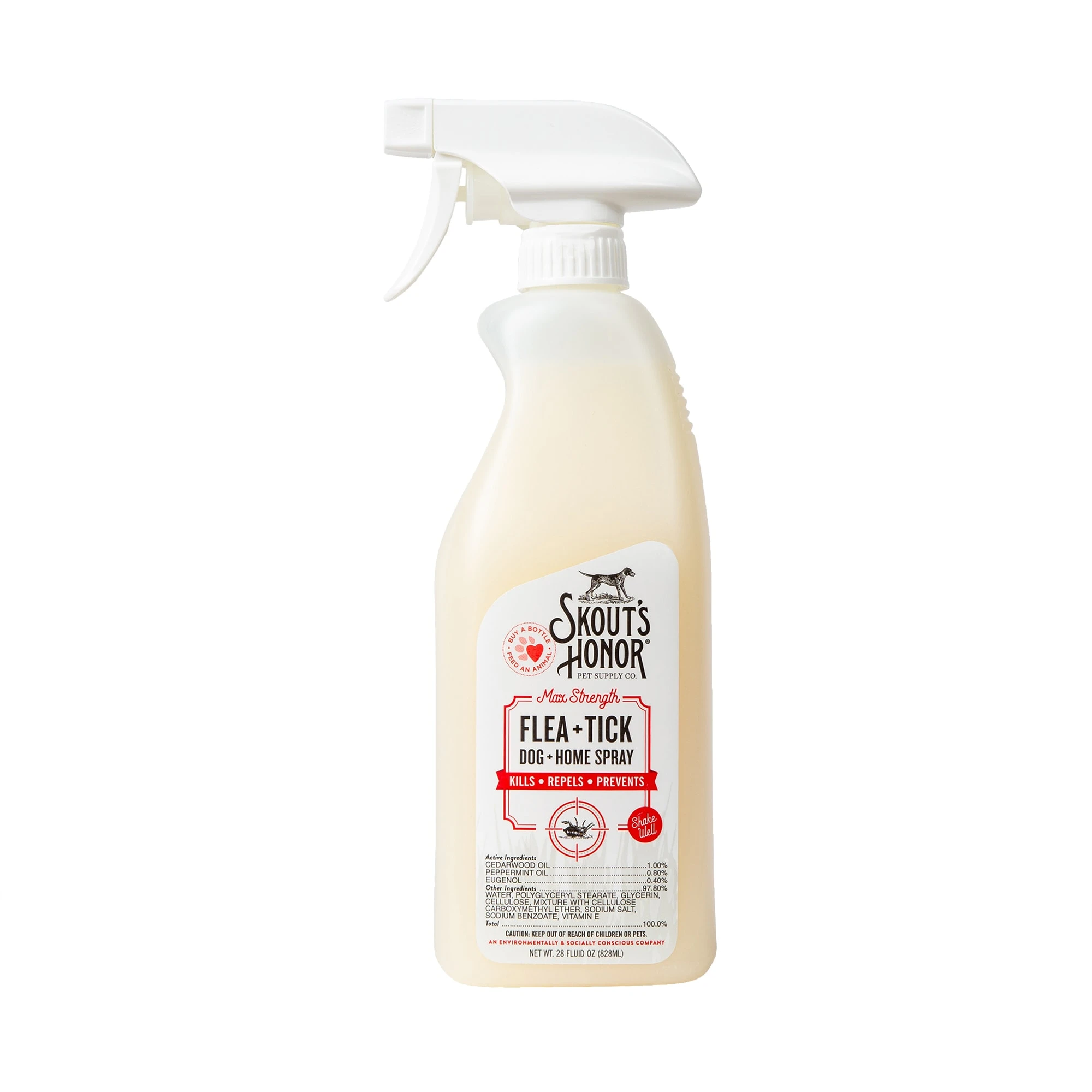 Natural Flea & Tick Home Spray, 28 Ounces For Dogs And Home