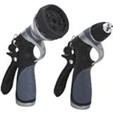 2-piece Metal Hose Nozzle Set 7980cb For Garden And Outdoor Use