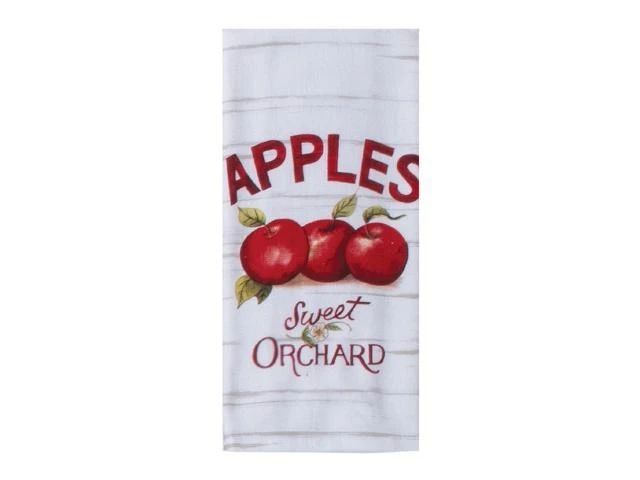 Apple Picking Sweet Orchard Dual Purpose Kitchen Terry Towel By Kay Dee Designs