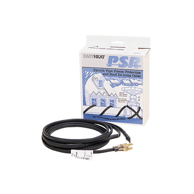 Psr 12 Ft. Self Regulating Heating Cable For Roof, Gutter, And Water Pipe