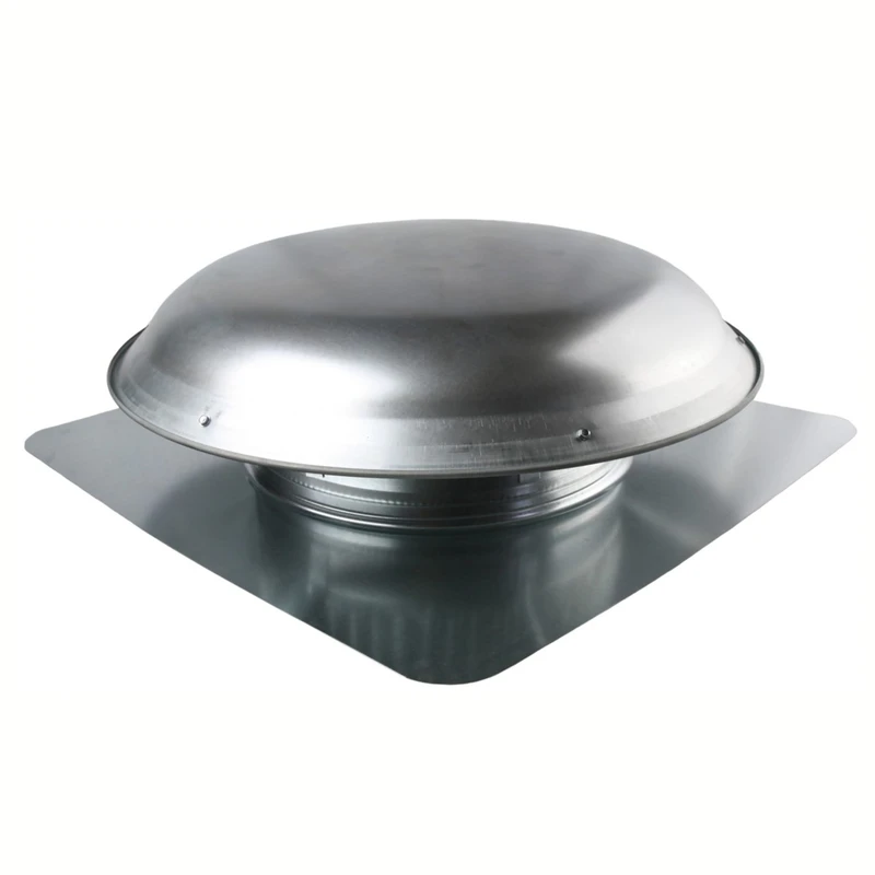 10 In. H X 25 In. W X 25 In. L Galvanized Mill Steel Roof Vent