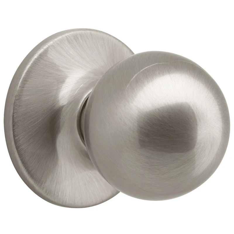 Satin Nickel Dummy Door Knob For Left Or Right Handed Use