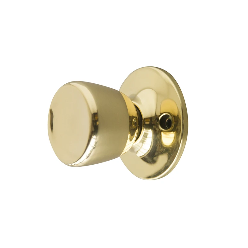 Terrace Polished Brass Dummy Door Knob - Reversible Left Or Right Handed