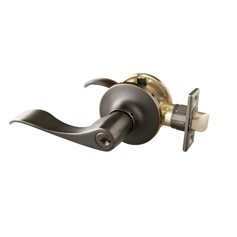 Stratford Wave Oil Rubbed Bronze Entry Lever Model 727982 Ansi Grade 3