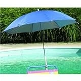 Rio Beach Clamp-on Umbrella With Adjustable Height And Uv Protection