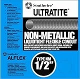 50' Flexible 1/2" Liquidtight Conduit - Southwire Model 6002-24-00
