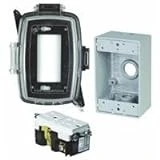 Csnmg-ng Weatherproof Gfci Outdoor Electrical Outlet Kit