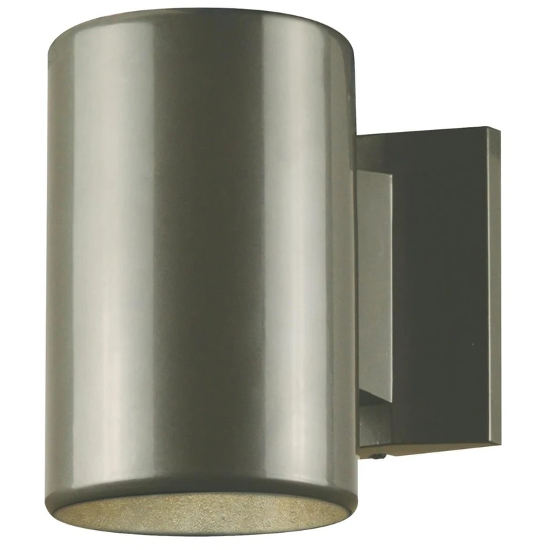 1-light Polished Graphite Outdoor Wall Light Fixture Model 67973