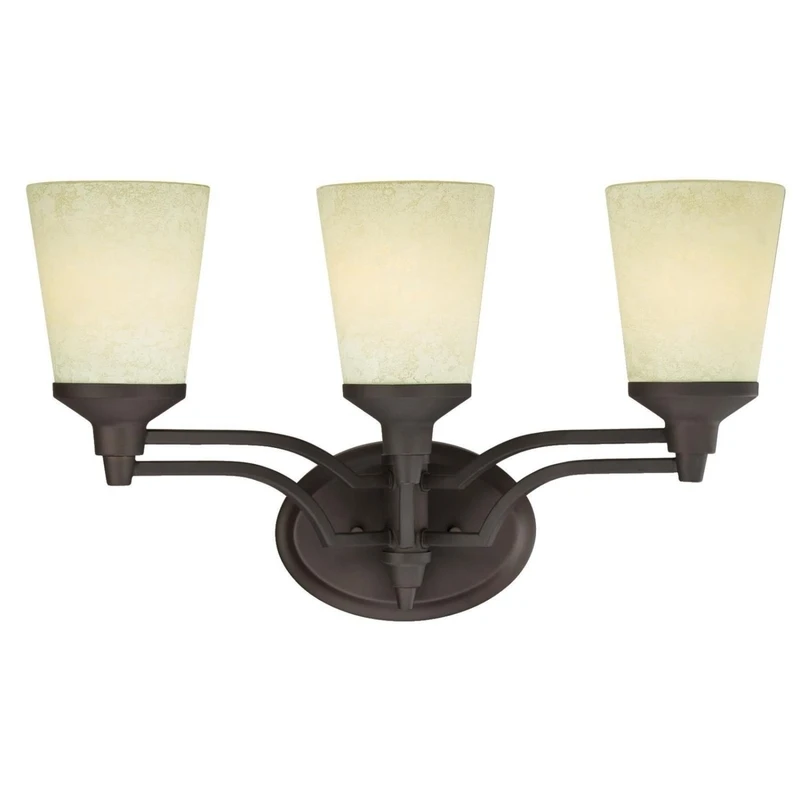 Malvern 3-light Oil Rubbed Bronze Wall Mount Bath Light Fixture Model 6302200