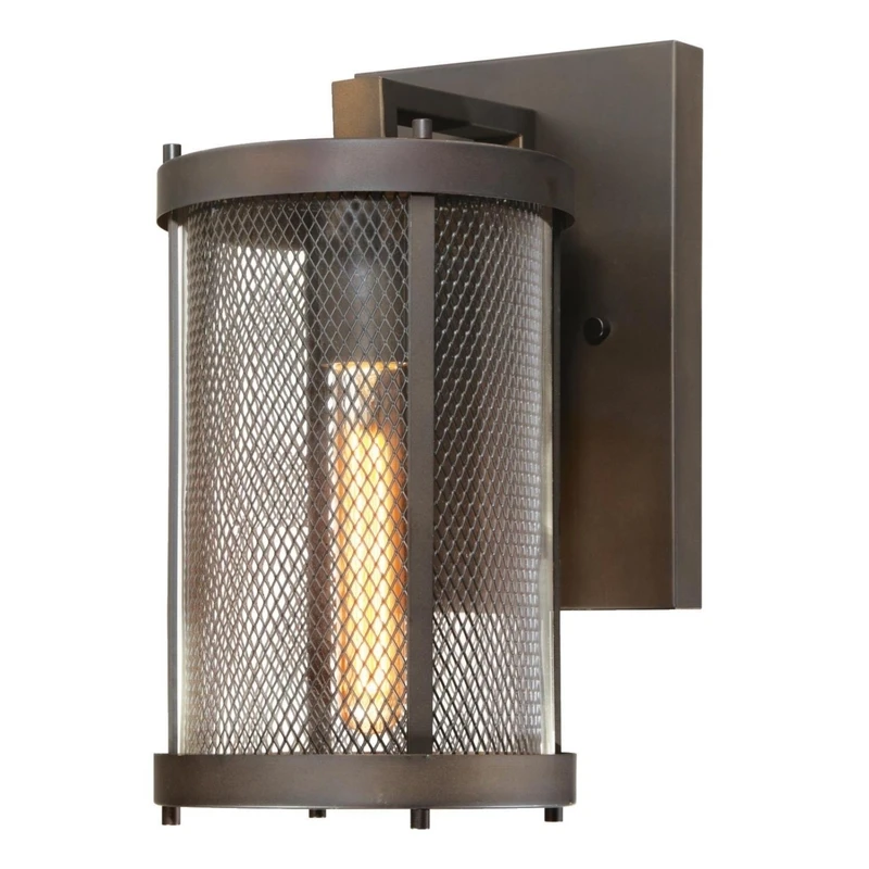 Oil Rubbed Bronze 1-light Outdoor Lantern Fixture Model 63181